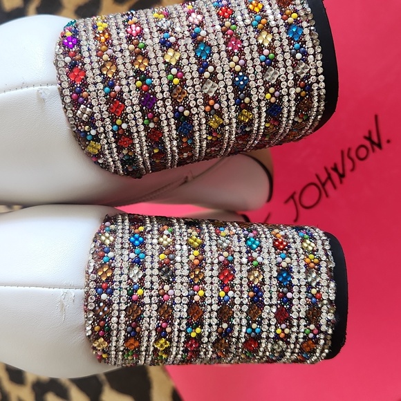 Betsey Johnson Jeweled Heel Bootie - Picture 8 of 13